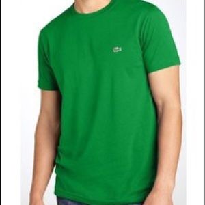 Men’s Lacoste Pima cotton t-shirt green.